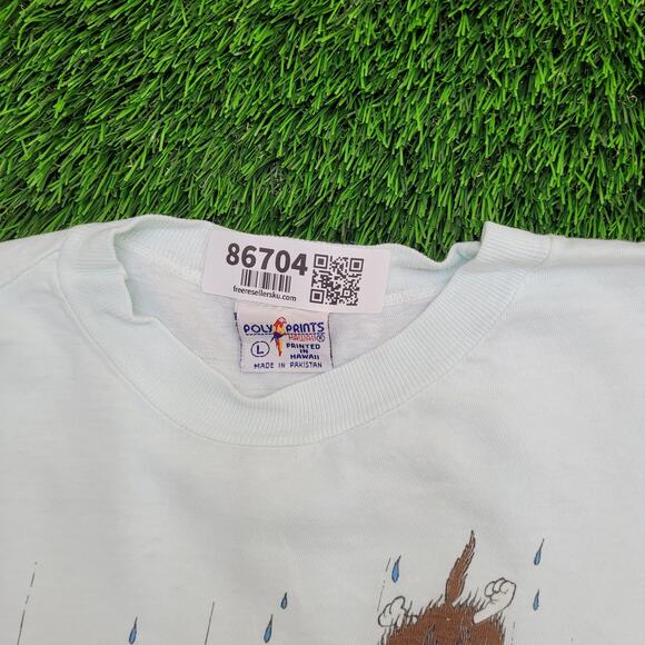 Vintage 1984 Dog Cat Shirt Womens Medium 19x22 White - Picture 8 of 15